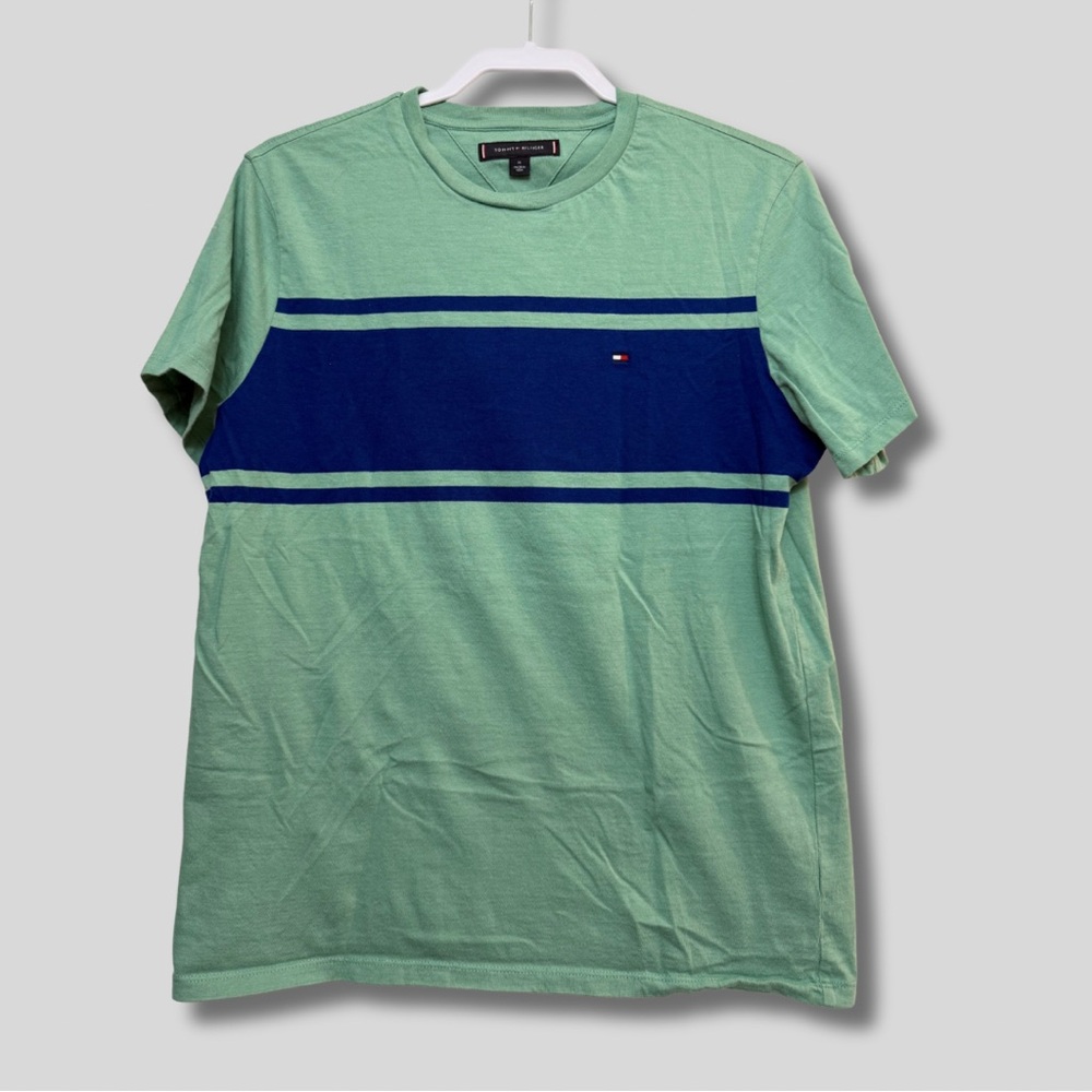 Tommy Hilfiger Color Block Men's Short Sleeve T-Shirt Size Medium